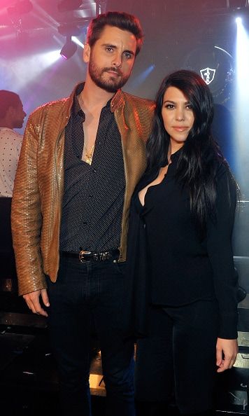 Kourtney attended a nightclub appearance with Scott in February.
Photo: Getty Images