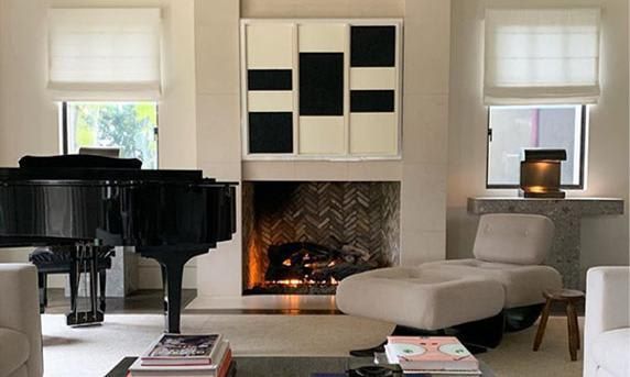 Kourtney Kardashian living room