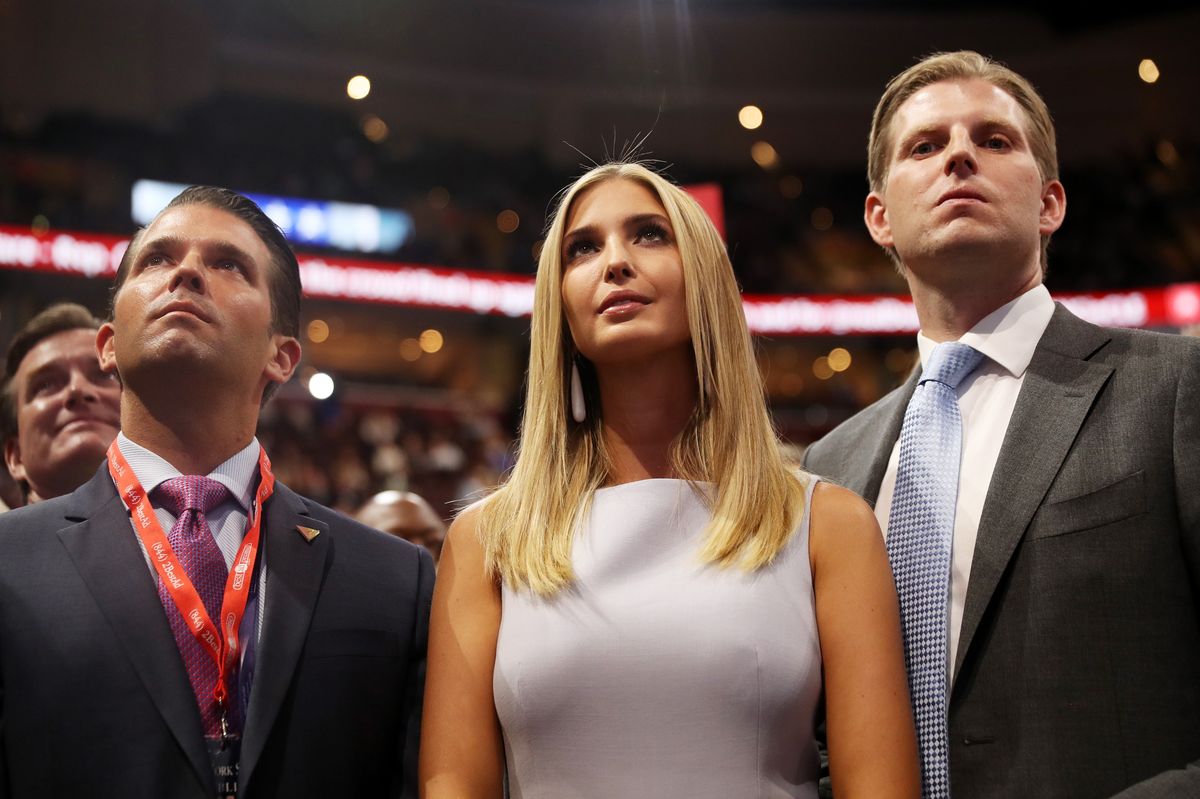 Ivanka has shown support for her brother Eric Trump’s upcoming book. 