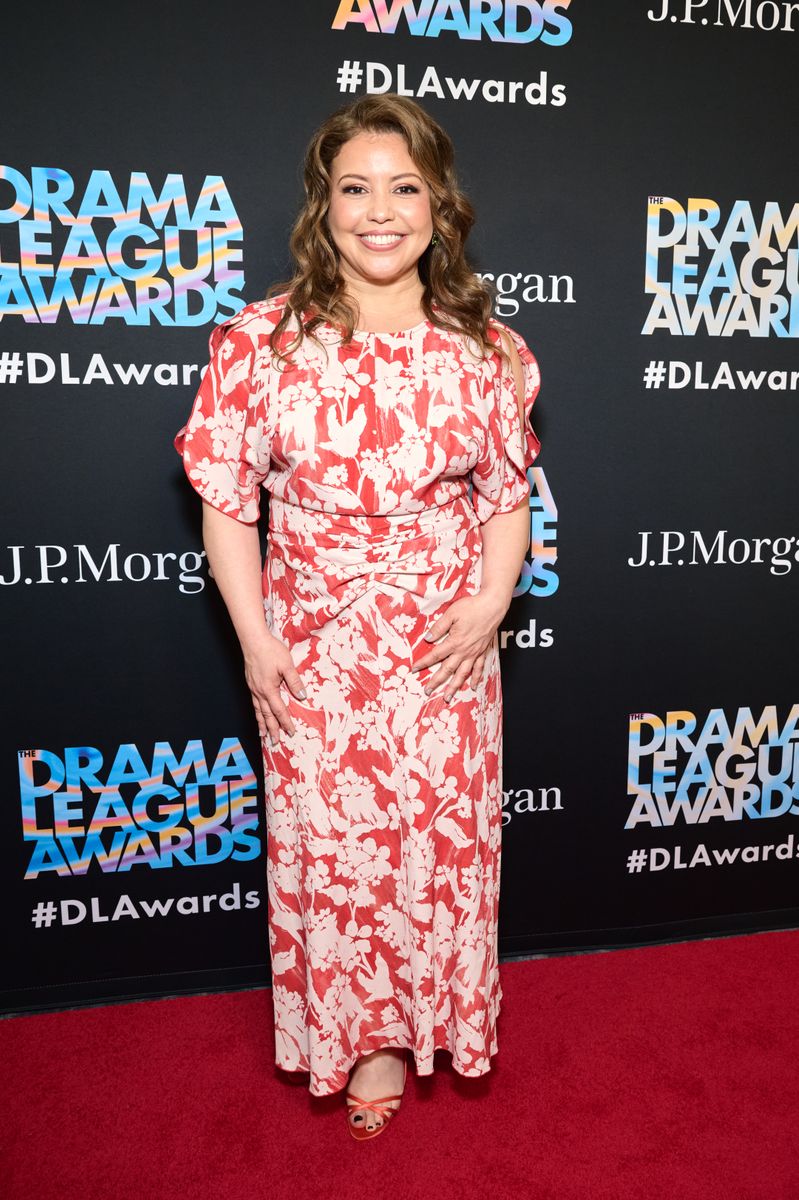 Justina Machado attends the 2025 Drama League Awards at The Ziegfeld Ballroom on May 16, 2025 in New York City. 