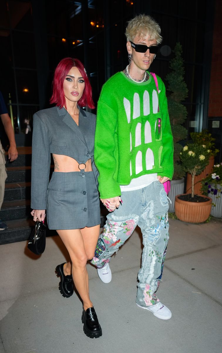 Megan Fox and Machine Gun Kelly are seen on September 06, 2023 in New York City.