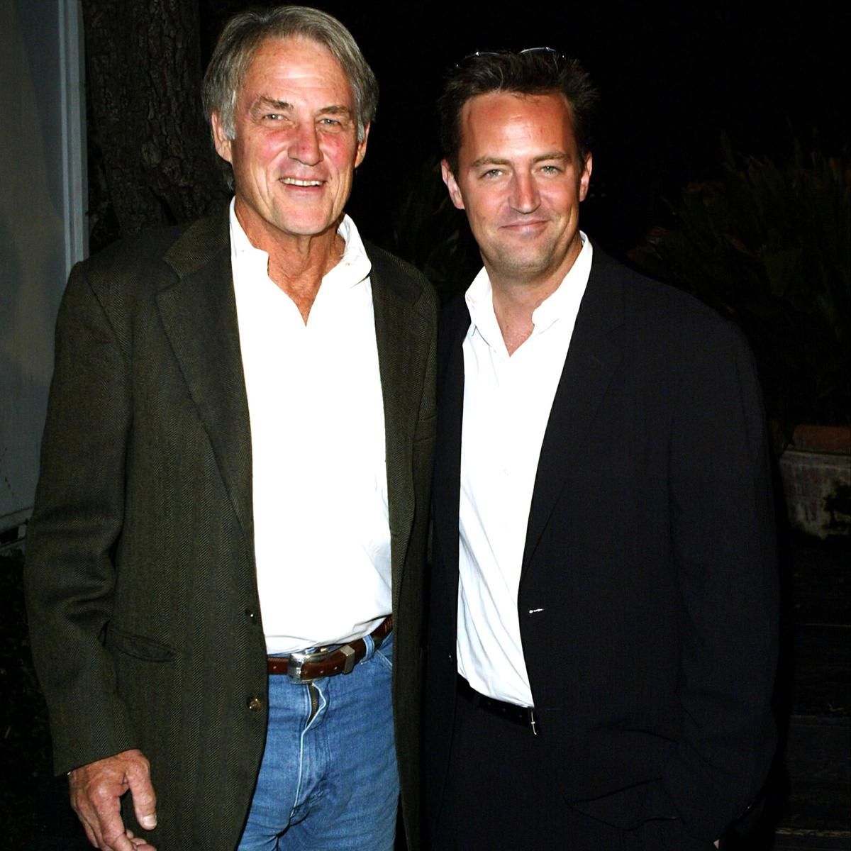Matthew Perry with his dad, John Bennett Perry