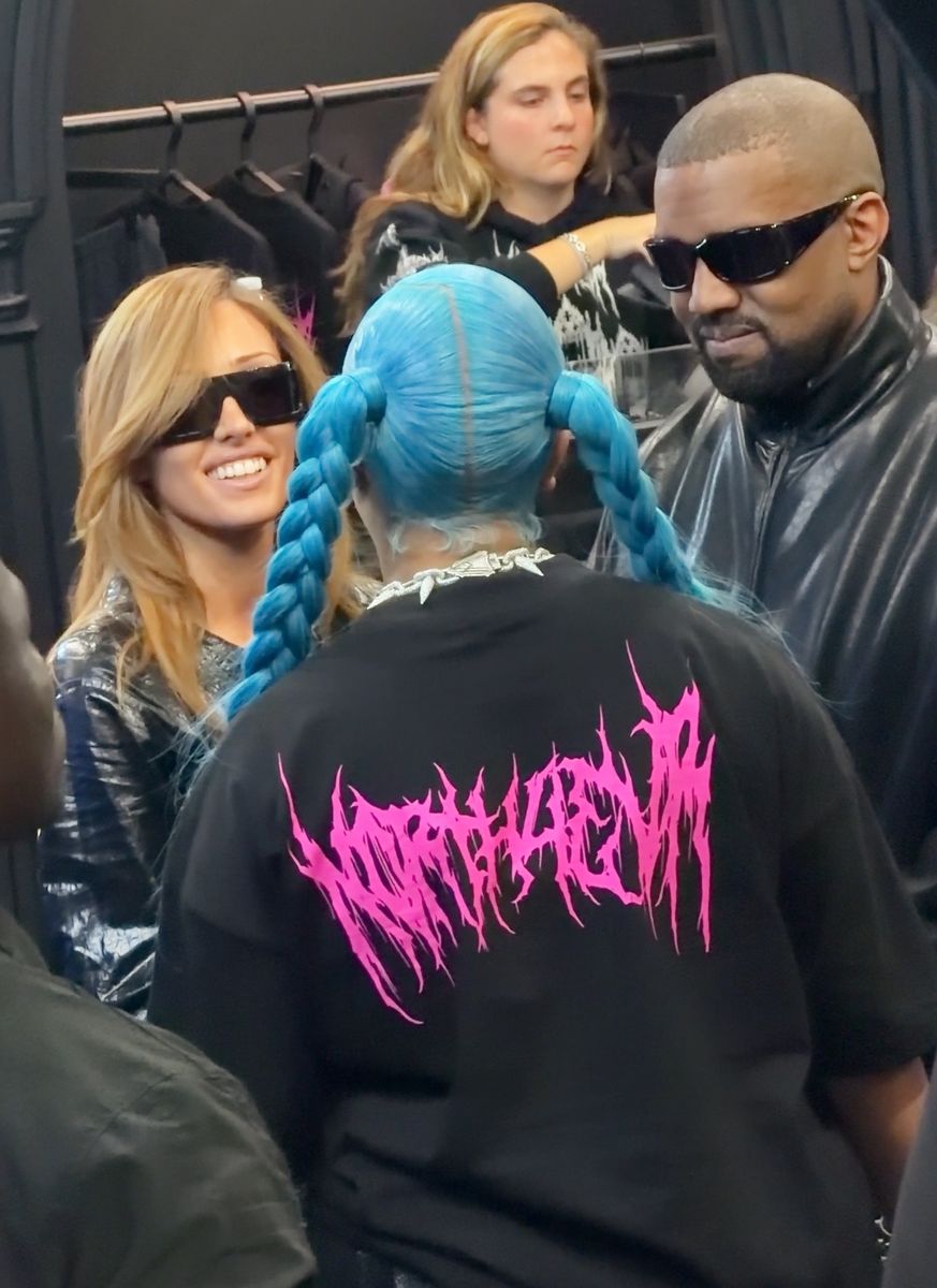 Ye, Bianca Censori, and North West had the convention center going wild when attendees found out they were there