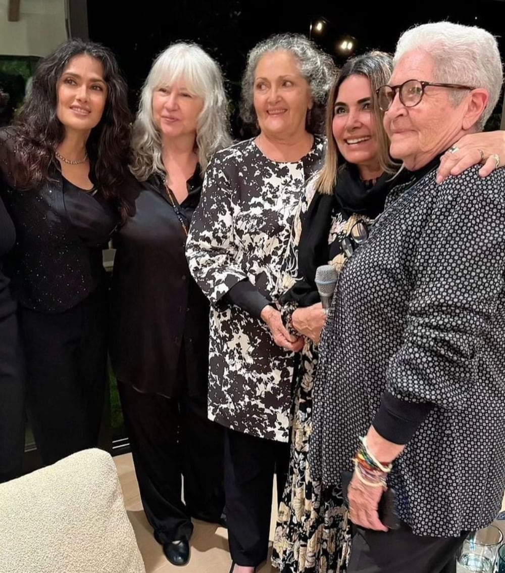 Salma Hayek celebrates her mom's 80th birthday