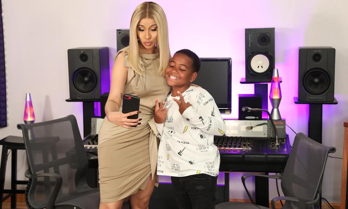 Cardi B chats with Young Dylan on the Ellen DeGeneres Show