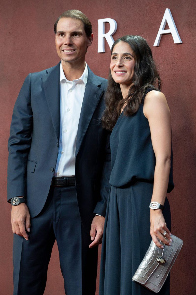 Rafa Nadal is inseparable from his wife, Mery Perelló and son Rafa Jr. at his documentary premiere