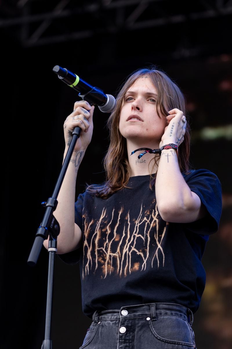 Ethel Cain performs onstage during weekend two, day one of Austin City Limits Music Festival at Zilker Park on October 13, 2023 in Austin, Texas