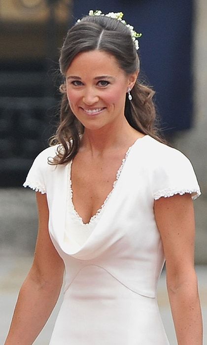 Also joining Pippa seen here at sister Kate Middleton's 2011 nuptials for her special day will be the Duke and Duchess of Cambridge and their children George and Charlotte.
Photo: Getty Images