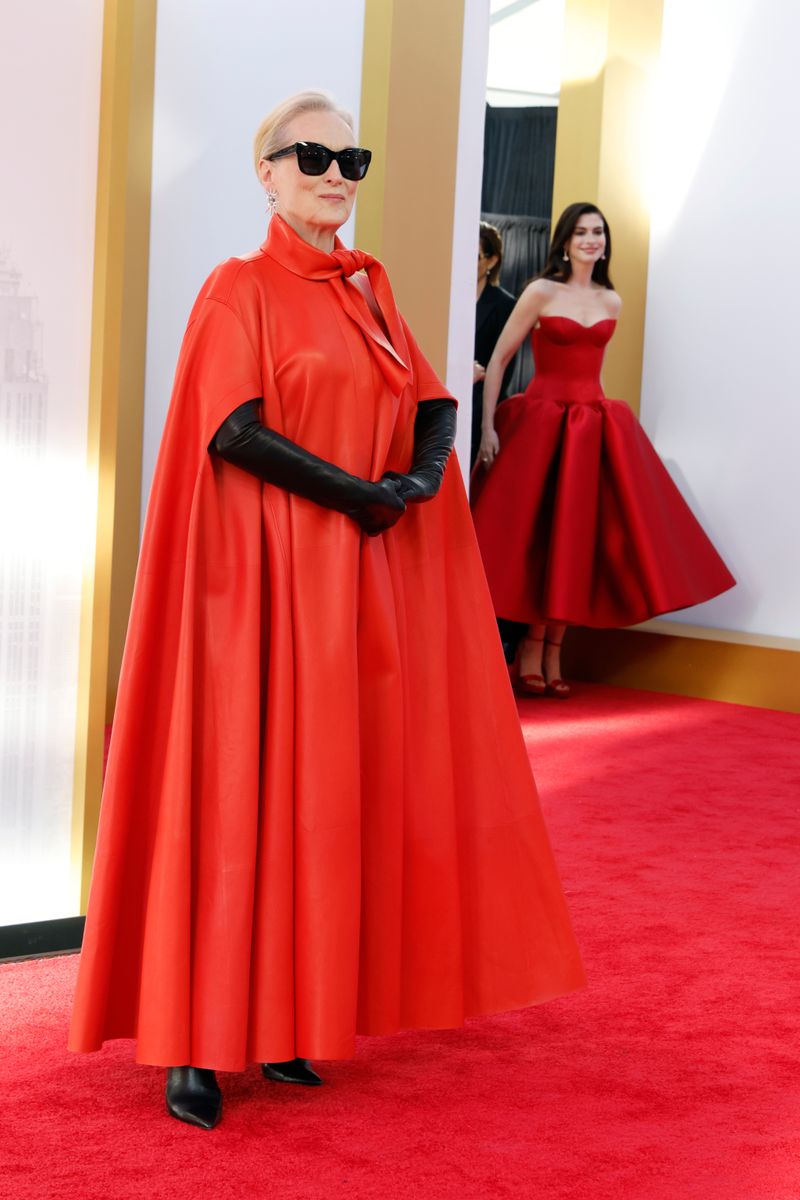 Meryl Streep went full Miranda Priestly with a dramatic, commanding ensemble.