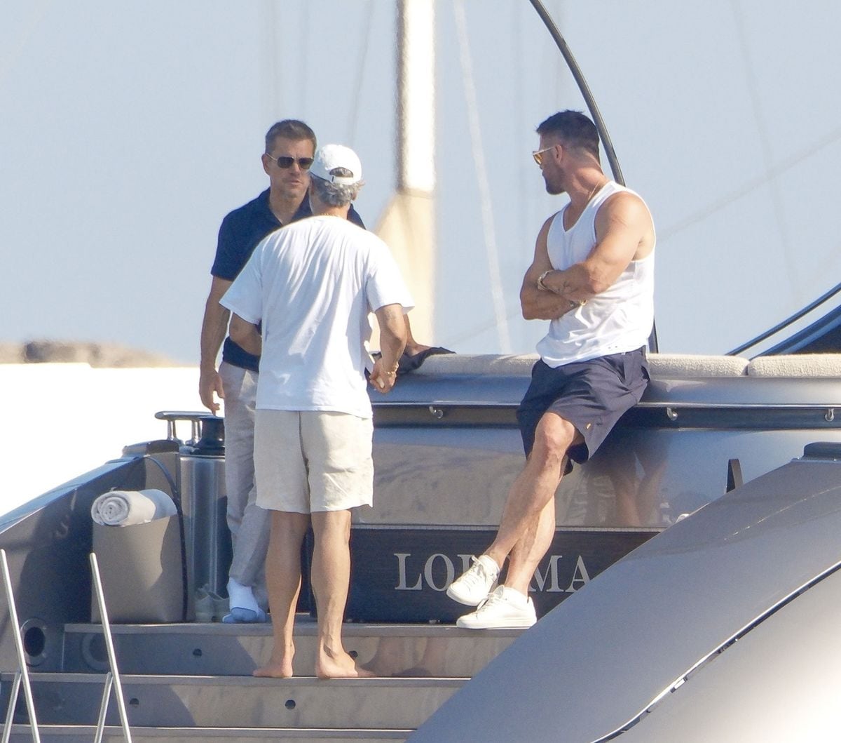 Chris Hemsworth Celebrates Birthday in Ibiza with Rita Ora and Matt Damon but Without Elsa Pataky
