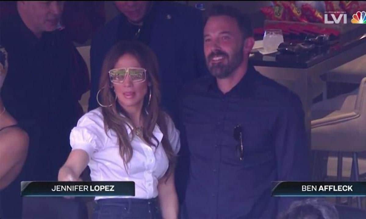 Bennifer 2.0 having a blast at the game