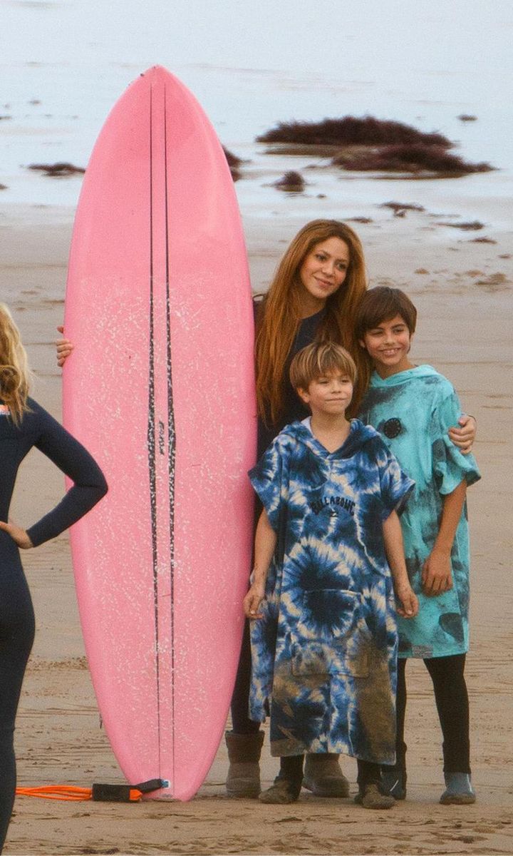 Shakira and her kids