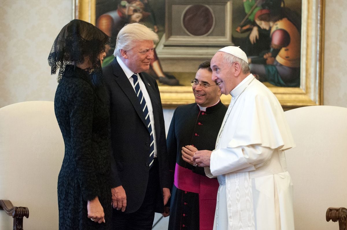 The late pope met with President Donald Trump and First Lady Melania Trump in 2017