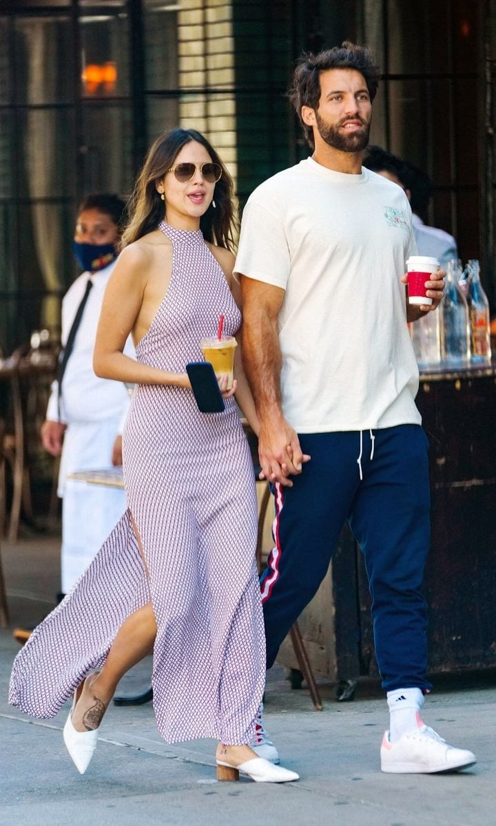 Eiza Gonzalez walks hand in hand with boyfriend Paul Rabil in New York City