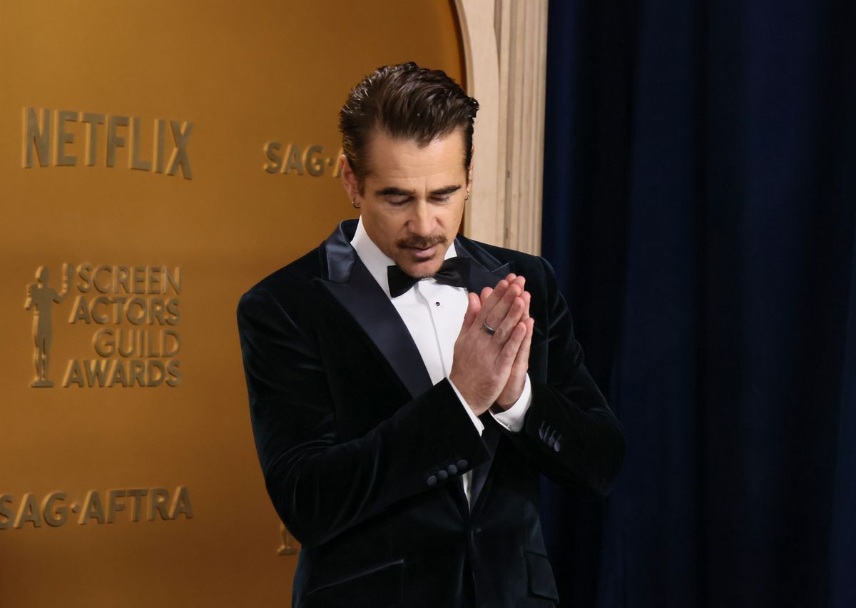 Colin Farrell attends the 31st annual Screen Actors Guild Awards at Shrine Auditorium and Expo Hall on February 23, 2025 in Los Angeles, California. (Photo by Rodin Eckenroth/Getty Images)