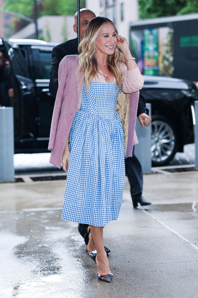 jennifer lopez's gingham dress inspires affordable summer fashion Jennifer Lopez-Inspired Gingham Summer Dresses Start at $19