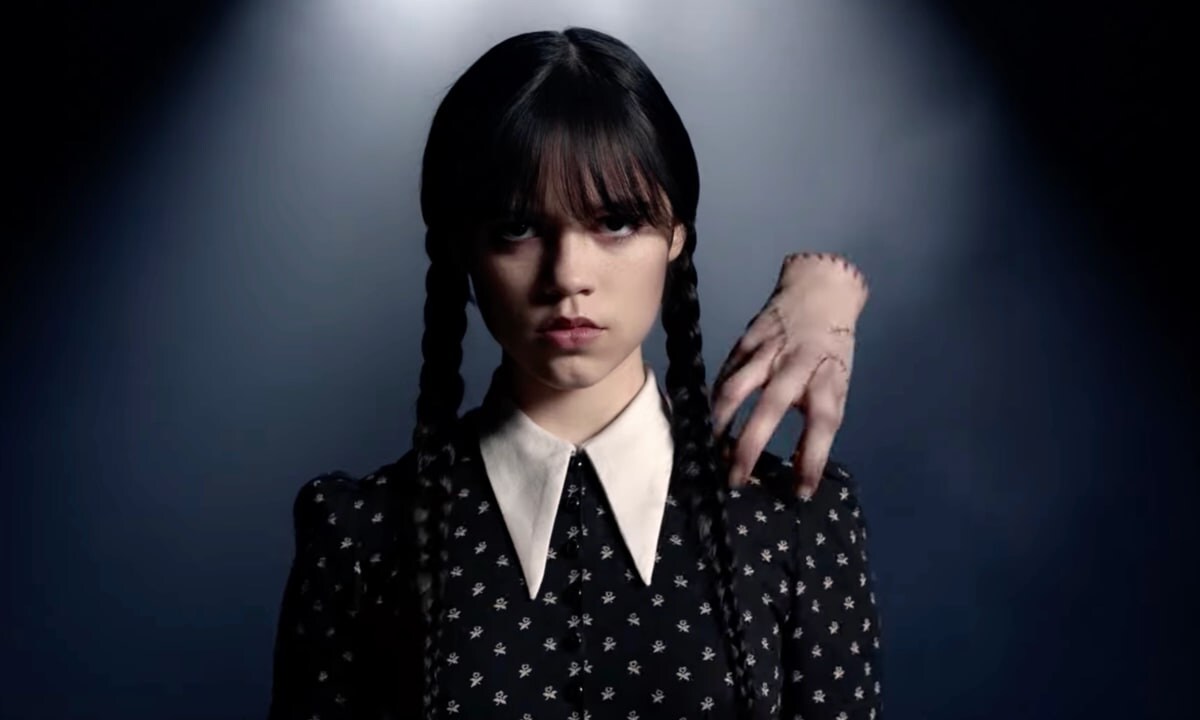 Jenna Ortega as Wednesday Addams in Wednesday.