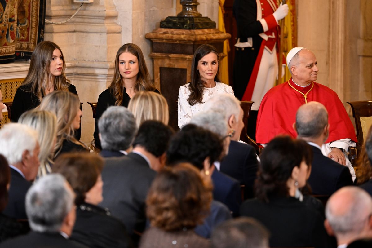The future Queen of Spain appeared poised and confident as she took part in one of the most important institutional events of her royal career.