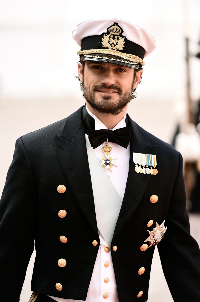 Prince Carl Philip of Sweden arrives before his royal wedding to fiancee Sofia Hellqvist at The Royal Palace on June 13, 2015 in Stockholm, Sweden