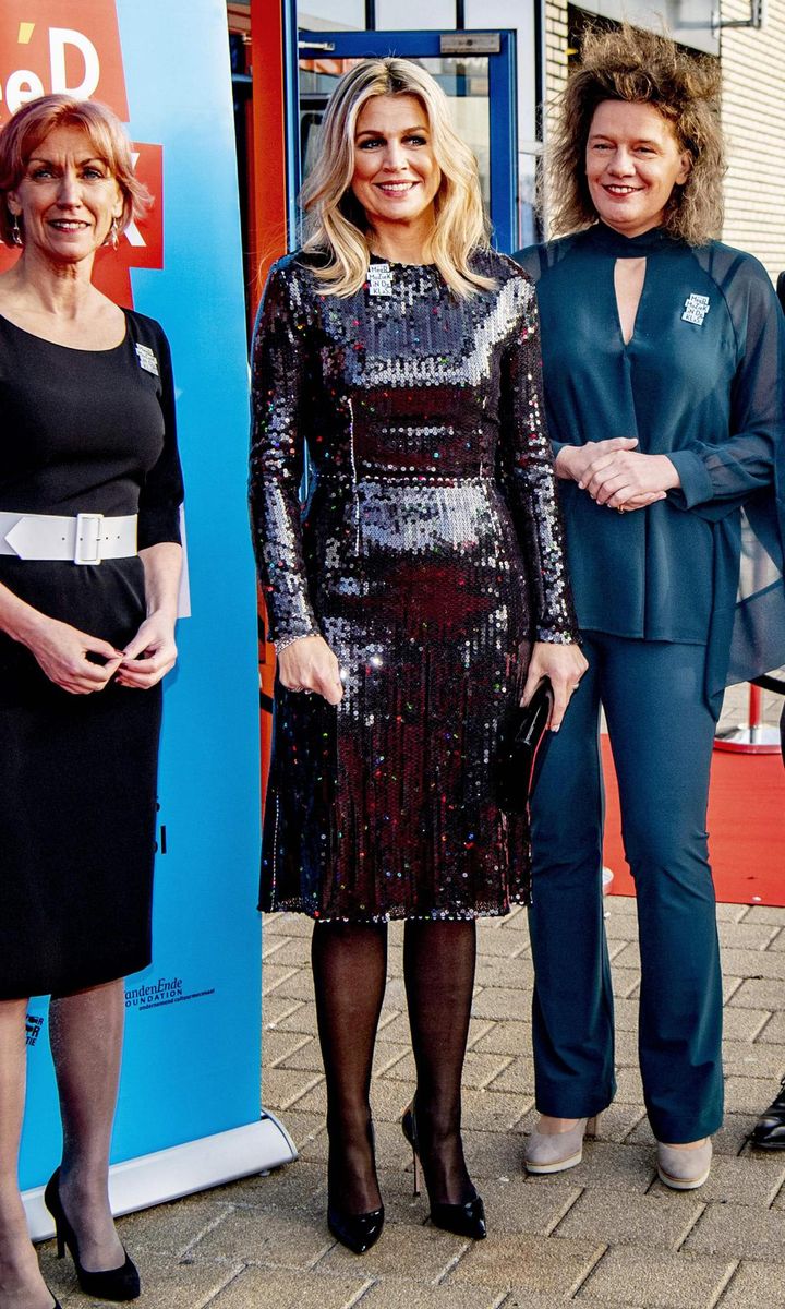 Queen Maxima wowed in a sequin dress at the 2019 Christmas Music Gala