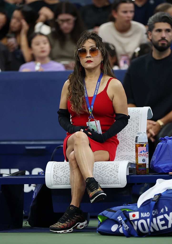 Tamaki has rocked a signature red lip since Naomi was a little girl