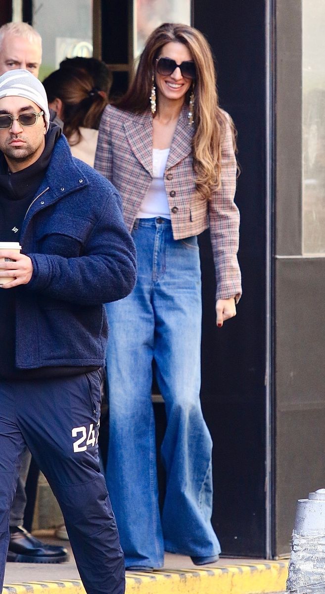 George Clooney and Amal Clooney leaves lunch at French restaurant Raoul's 