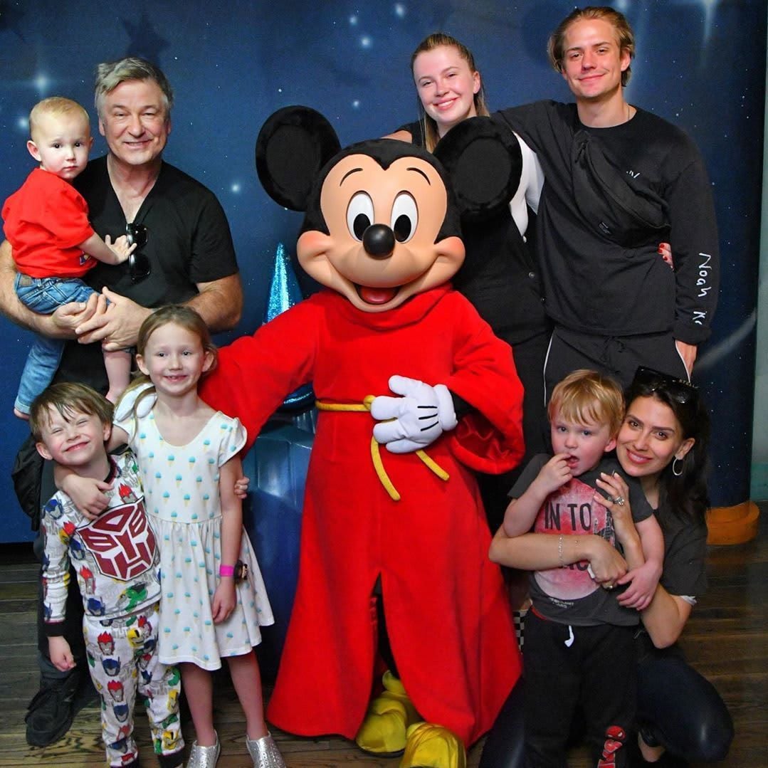 Alec Baldwin and family