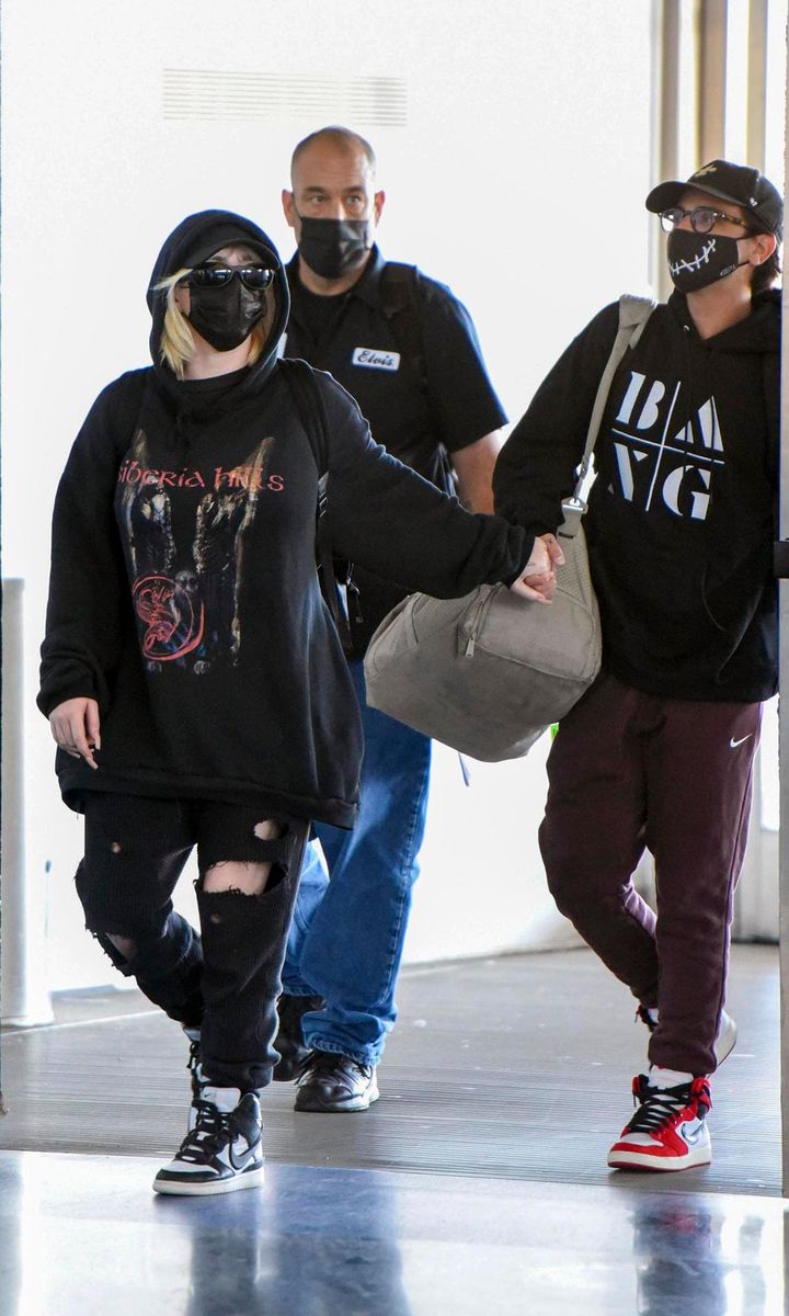 Billie Eilish holds hands with boyfriend Matthew Tyler Vorce