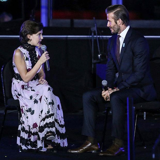 Millie hosted the children's takeover at the United Nations and chatted with David about his work as a UNICEF Goodwill Ambassador.
Photo: Vanessa Carvalho/BrazilPhotoPress/LatinContent/Getty Images