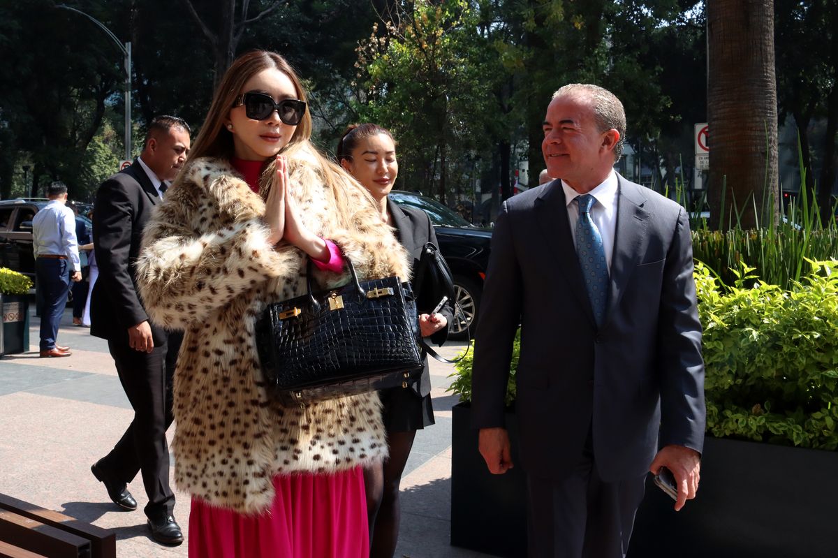 Miss Universe co-owners Anne Jakrajutatip and Raul Rocha in Mexico City, Mexico.