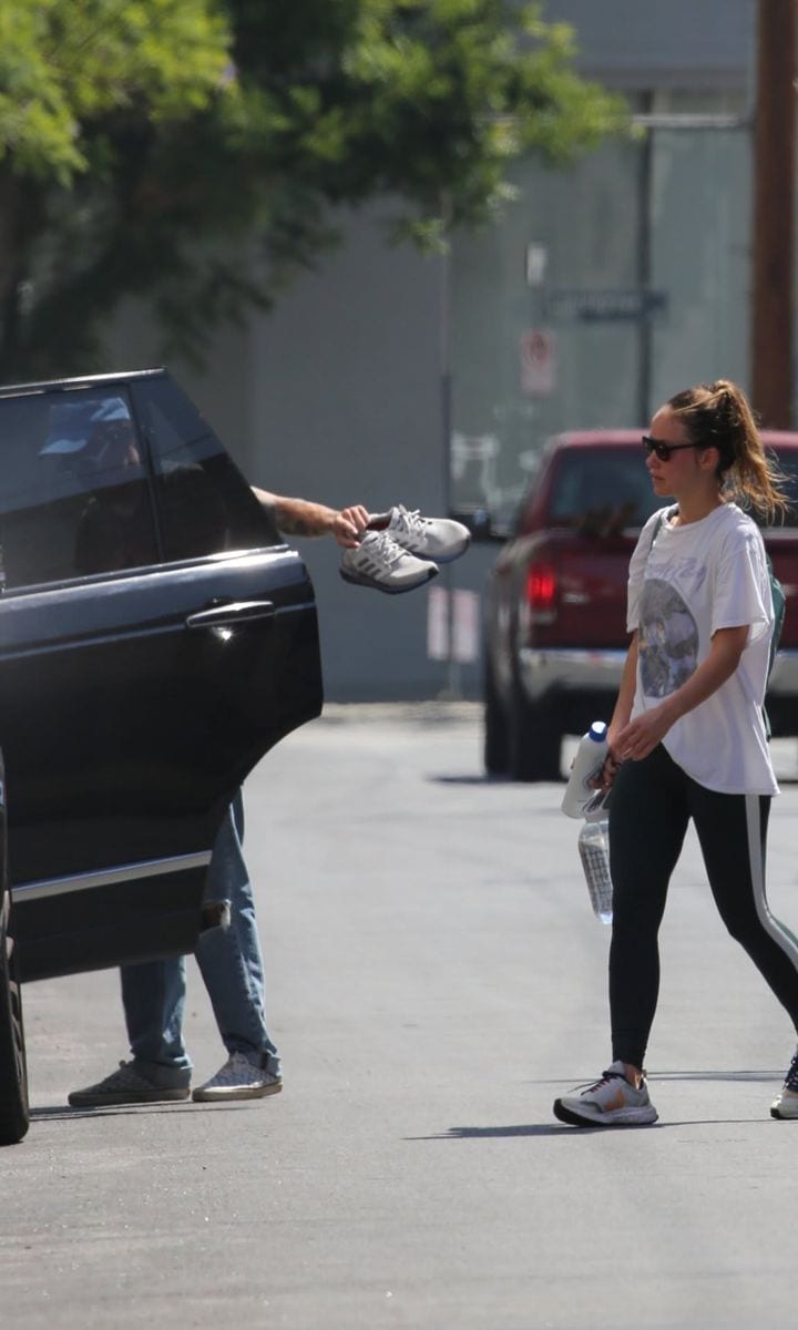 Harry Styles and Olivia Wilde workout together