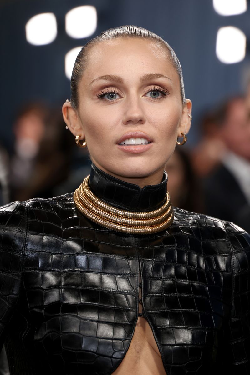 Miley Cyrus attends the 2025 Met Gala