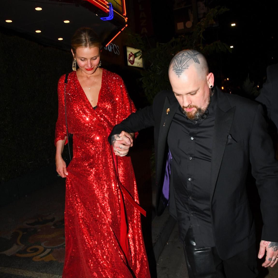 Cameron Diaz and Benji Madden