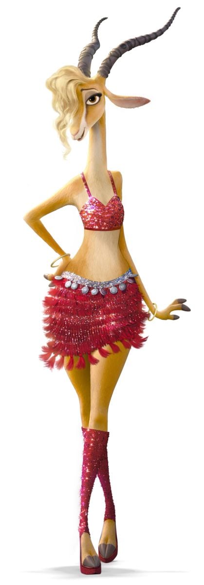 Shakira had them add meat on Gazelle's bones
