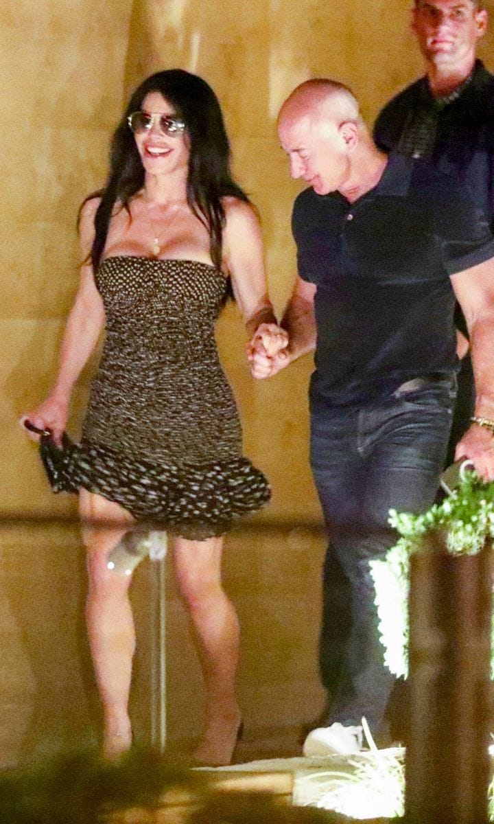 Lauren Sanchez and Jeff Bezos