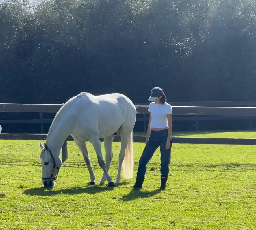 The horse girl is keeping it chill this Christmas