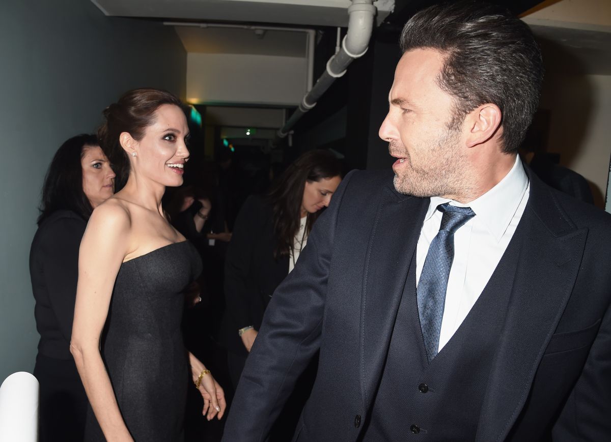 Angelina Jolie and Ben Affleck at the 18th Annual Hollywood Film Awards at The Palladium on November 14, 2014
