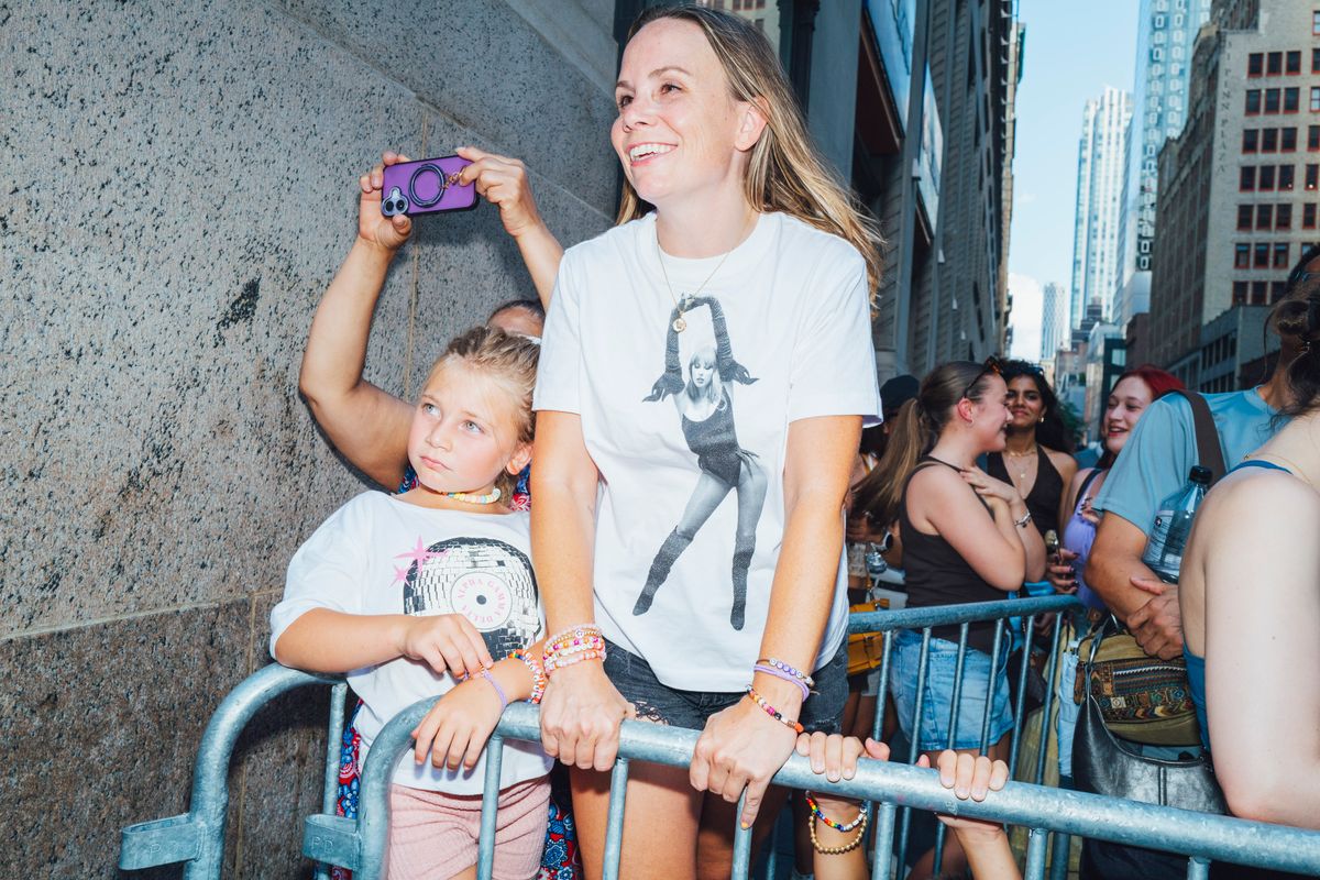 Fans drove hours to be outside the venue