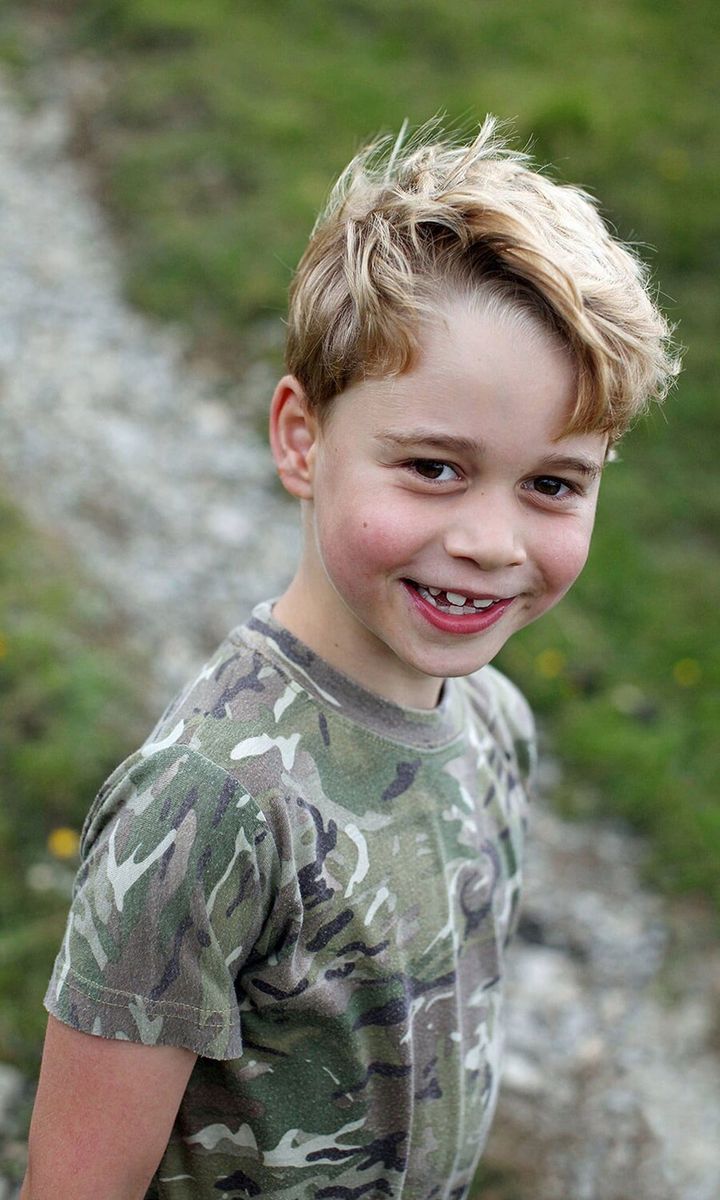 Prince George is all grown up and flashing a huge smile in 7th birthday photos
