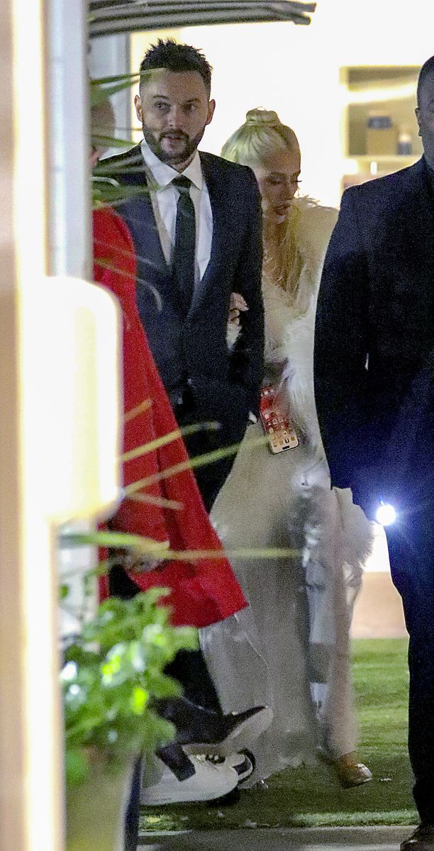 Christina Aguilera and long-term fiancé Matt Rutler were seen looking glamorous in LA.