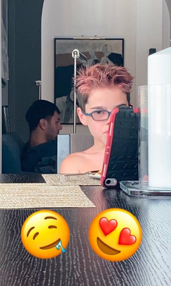 Ricky Martin y su hijo Valentino