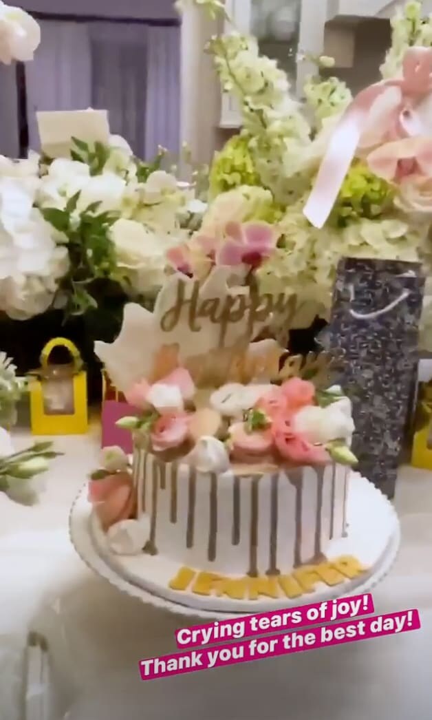 jlo birthday cake