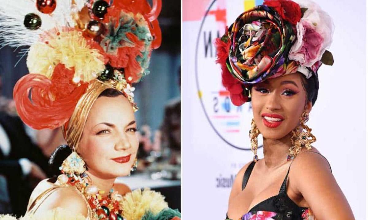 Carmen Miranda y Cardi B