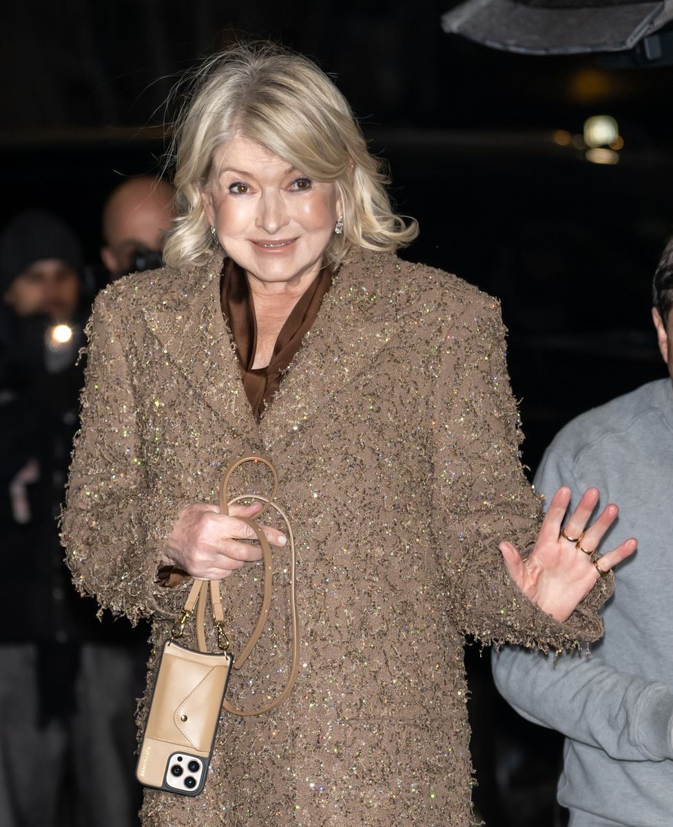 Martha Stewart is seen arriving to the Tory Burch Fall/Winter 2025 during New York Fashion Week at MOMA on February 10, 2025 in New York City. (Photo by Gilbert Carrasquillo/GC Images)