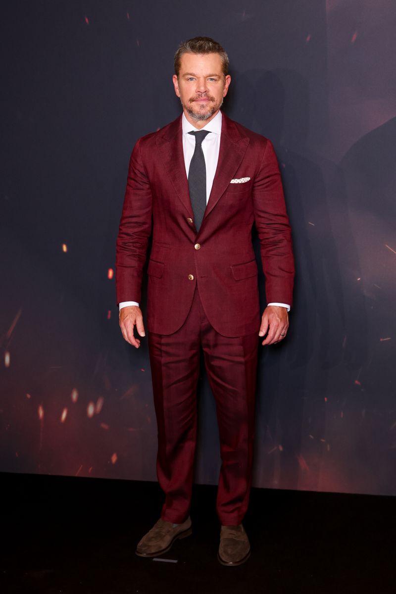 Matt Damon at the "The Odyssey" Paris Premiere