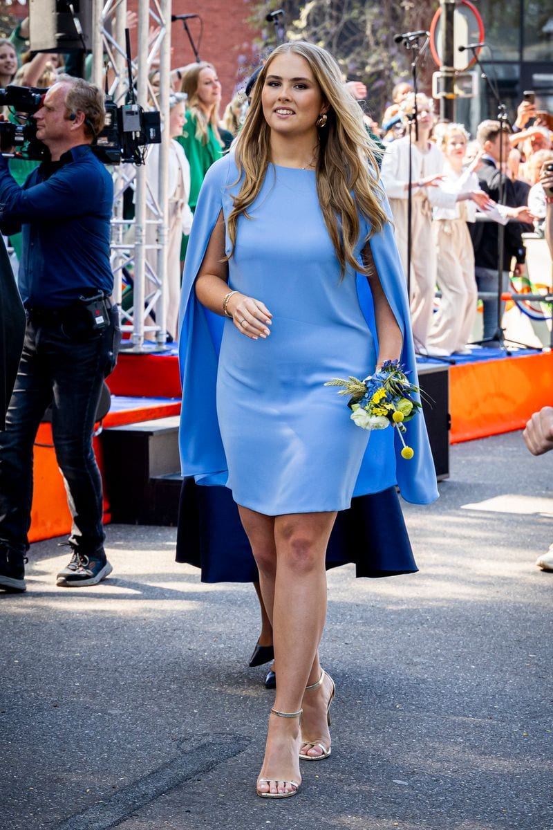 Princess Amalia's go-to designers include Belgian labels Natan and Essentiel Antwerp, as well as American designer Monique Lhuillier