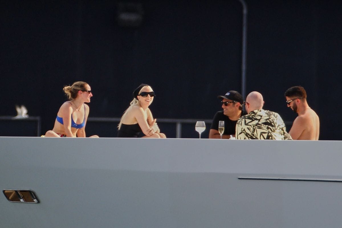 Taking a break from her tour, the singer looked relaxed in a chic black one-piece swimsuit as she soaked up the sun, cruised along the water, and shared laughs with her loved ones.