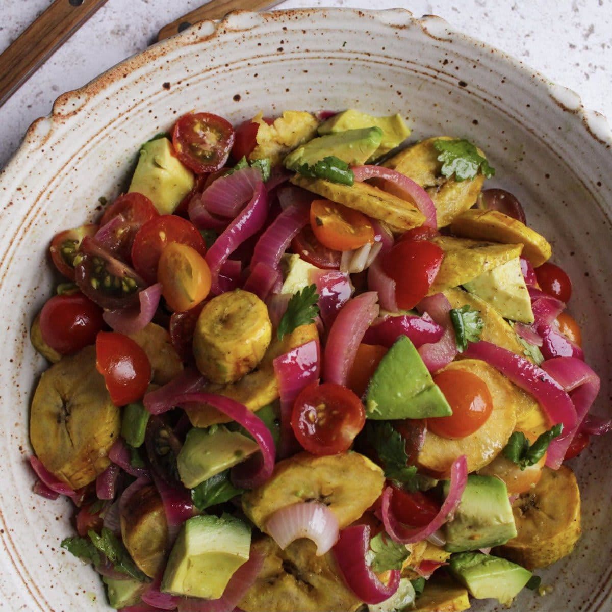 Sweet & Tangy Plantain Salad