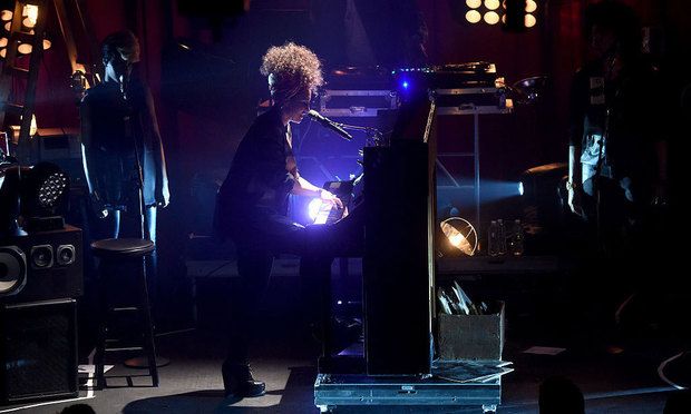 Alicia Keys performed a cover of the late musician, Prince's songs.
<br>
Photo: Jamie McCarthy/Getty Images for Tribeca Film Festival