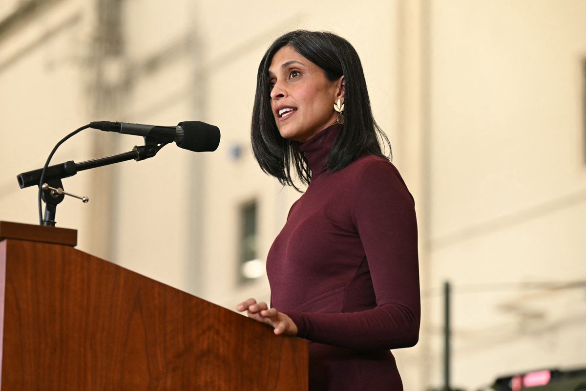 Usha Vance visited Camp Lejune last week